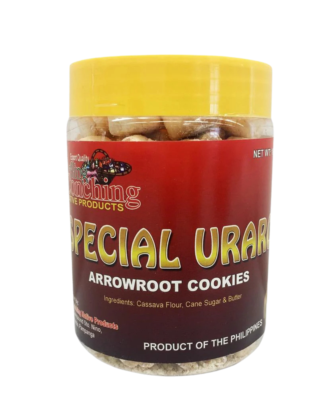 Aling Conching Arrowroot Cookies (Uraro)- 12/453.5g  | 16oz