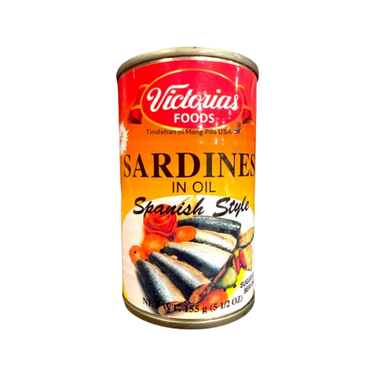 Victorias Foods Sardines In Oil Spanish Style - Hot - 100/155g