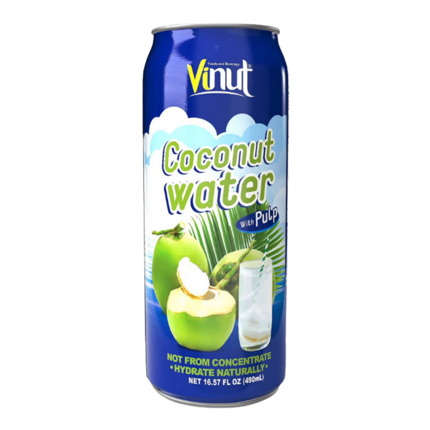 Vinut Coconut Water w/ Pulp - 12/490ml | 16.57oz