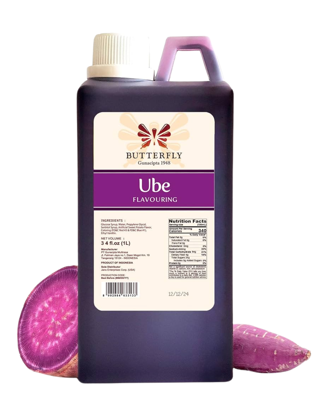 Butterfly Ube Paste - 10/1000ml | 33.81oz