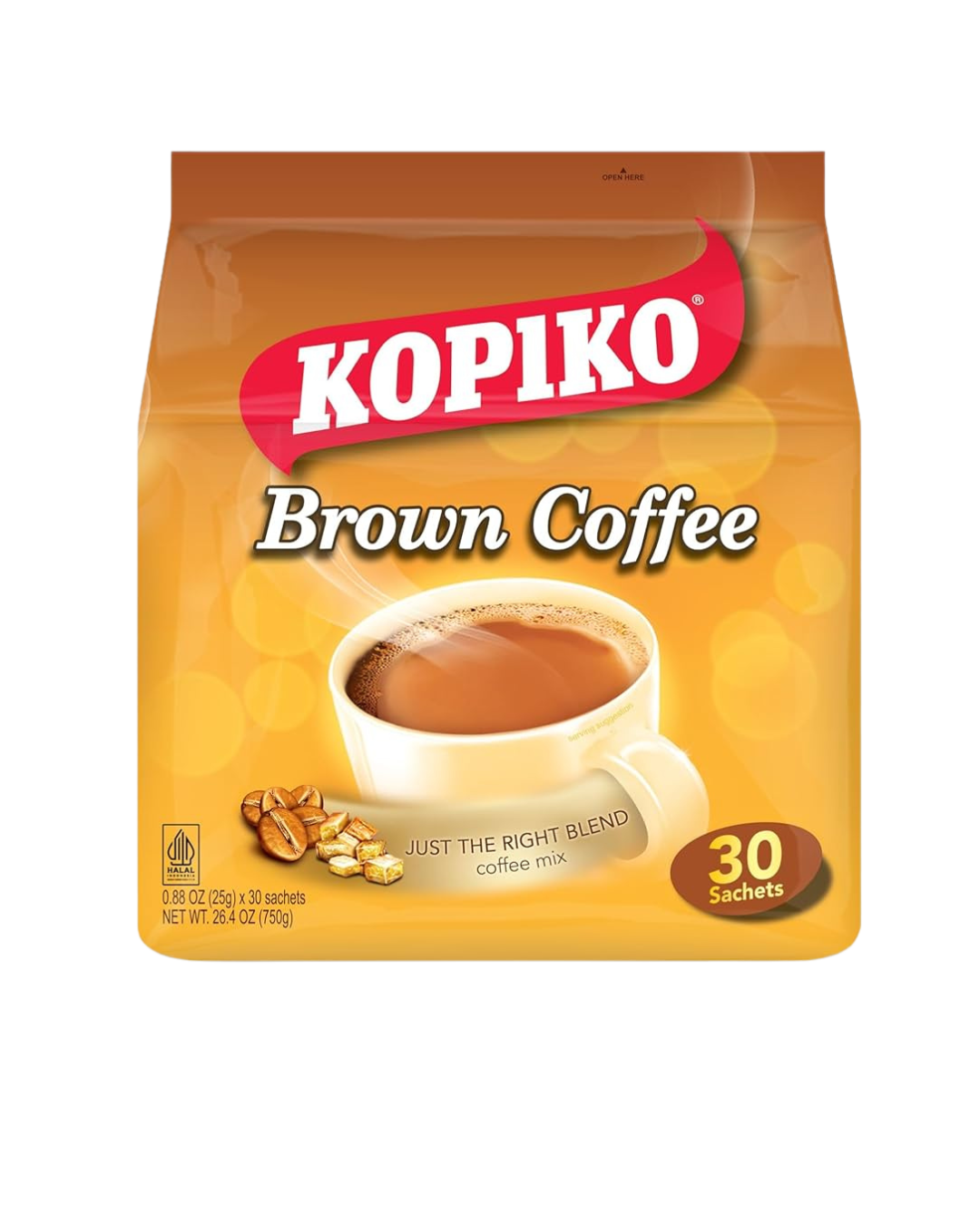 KOPIKO Brown Coffee- 12bagsx30/750g | 26.5oz