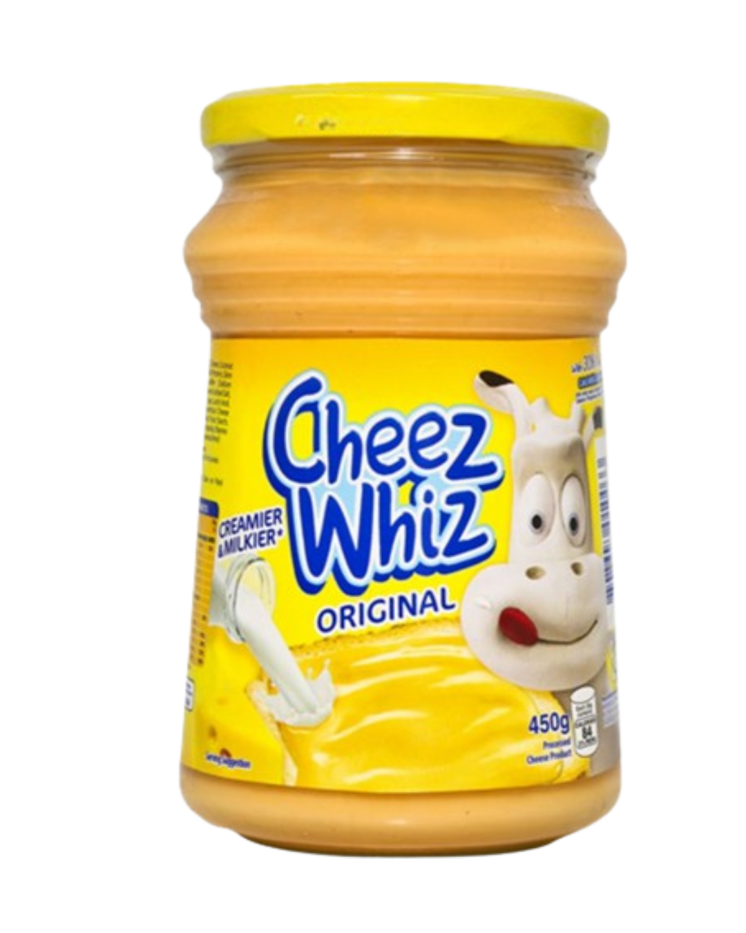 KRAFT Cheez Whiz Plain- 12/450g