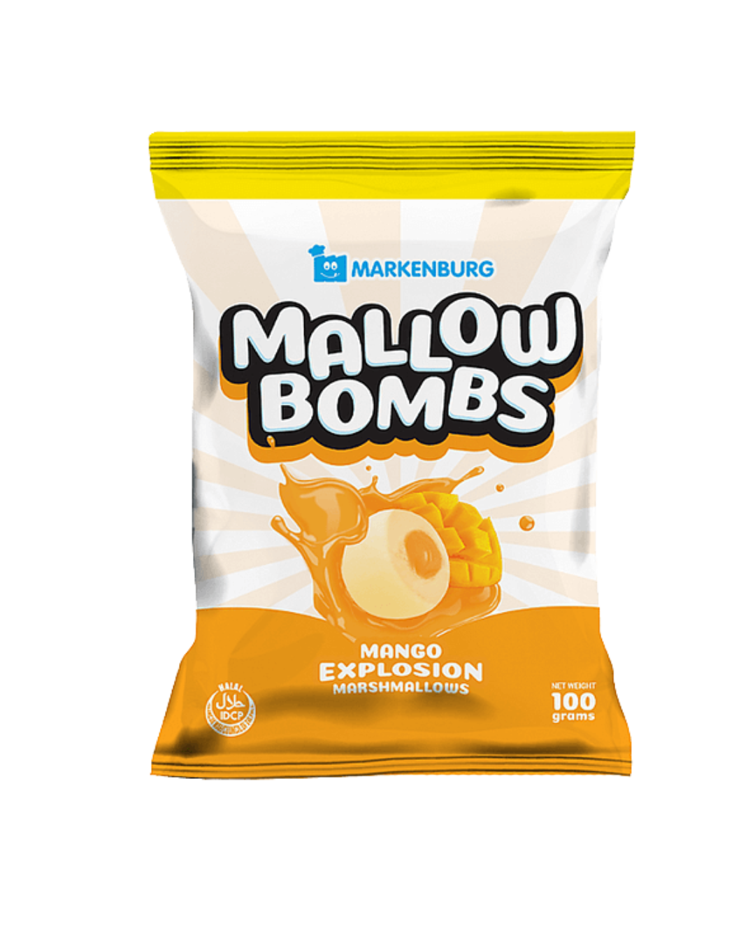 Markenburg Mallow Bombs Mango - 24/100g