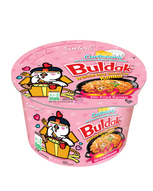 Samyang Buldak Carbonara Hot Chicken (Bowl) - 16/105g | 3.70oz