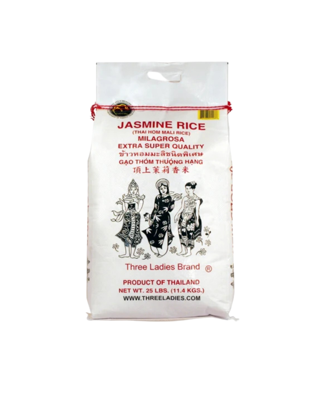 Three Roses Rice Three Ladies Jasmine Rice - 25lbs – WOW FOOD DISTRIBUTOR