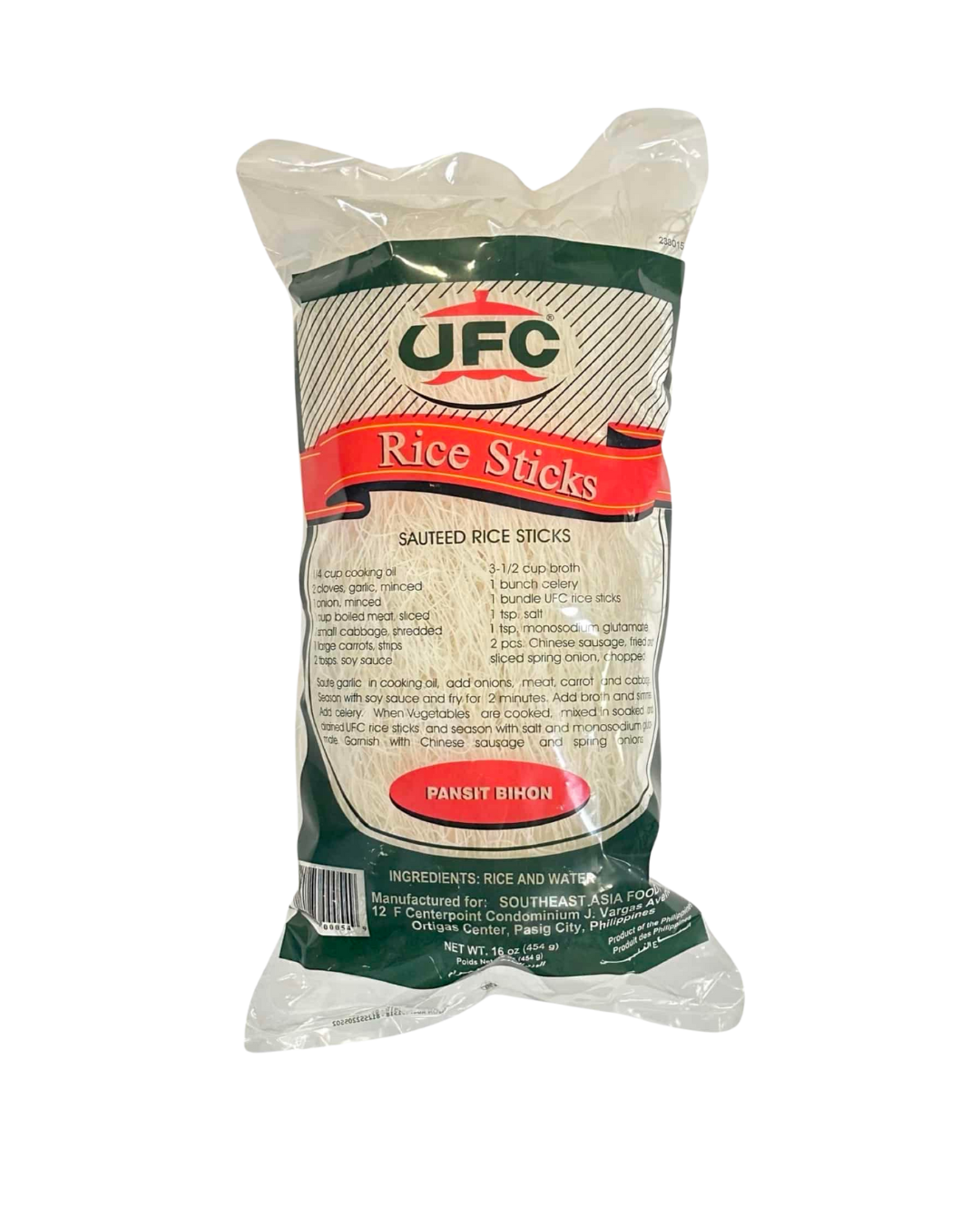 Ufc Toppings Rice UFC Rice Stick Special Bihon - 25/454g | 16oz – WOW FOOD DISTRIBUTOR