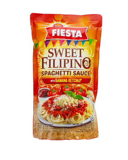 White King Fiesta Sweet Filipino Sauce w/ Banana Ketchup - 12/1kg