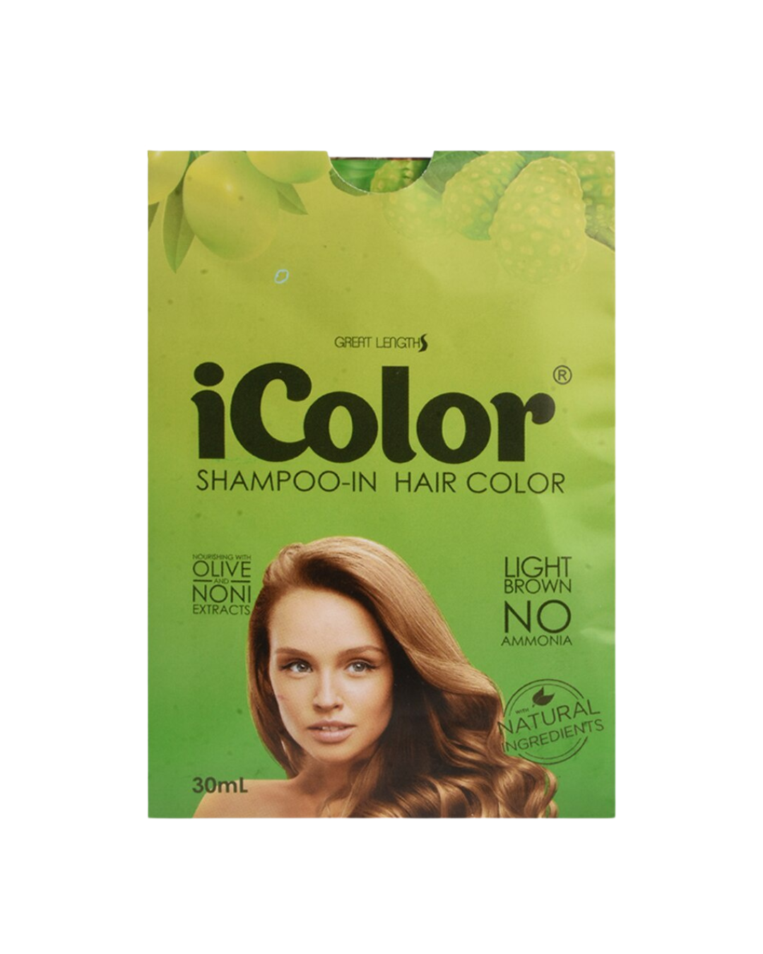 iColor Shampoo-In Hair Color Light Brown – 1x10/30ml
