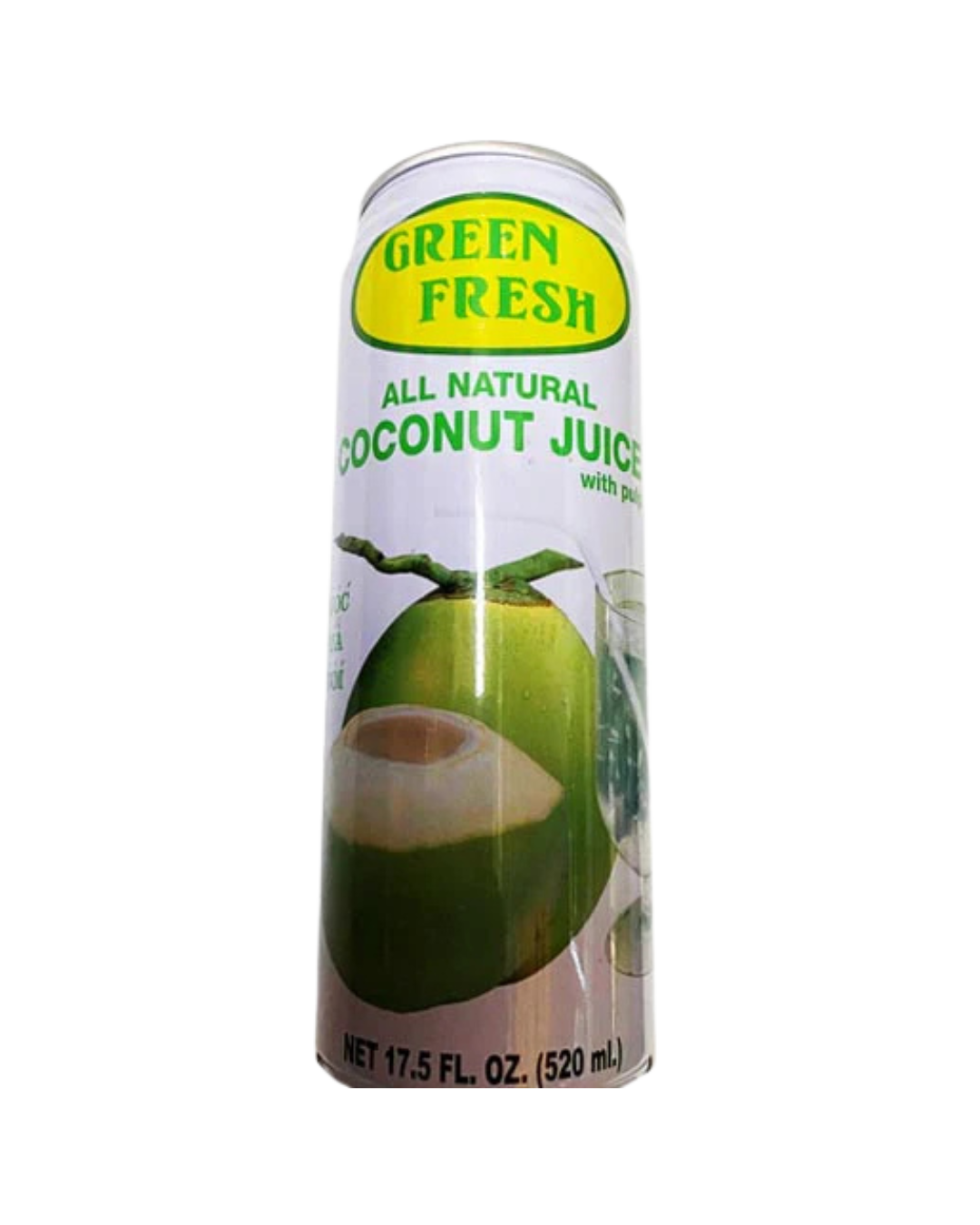 Green Fresh Coconut Juice with Pulp  - 24/17.5oz