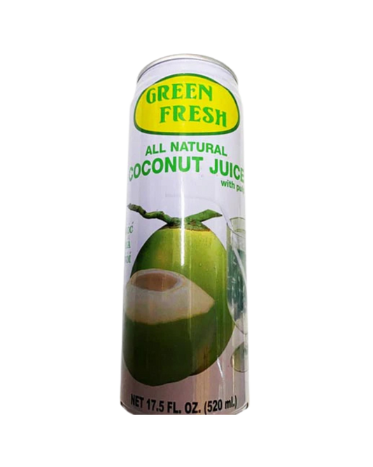Green Fresh Coconut Juice with Pulp  - 24/17.5oz
