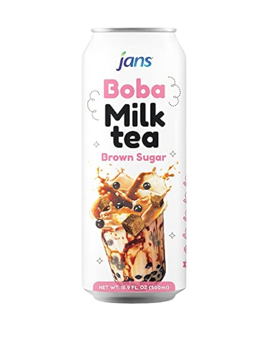 Jans Boba Milk Tea Brown Sugar  - 24/290ml