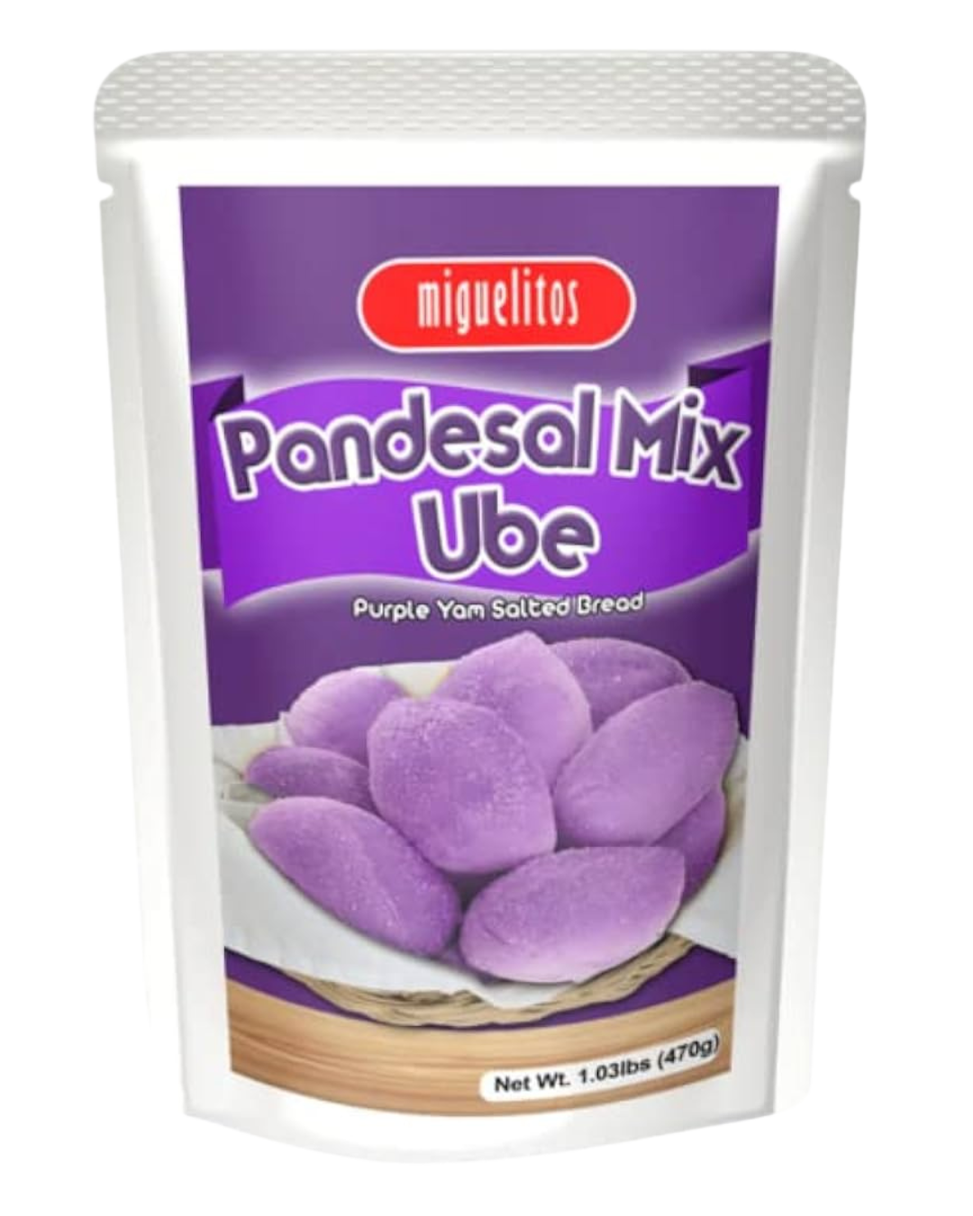 Miguelito's Ube Pandesal Mix - 12/500g | 17.64oz