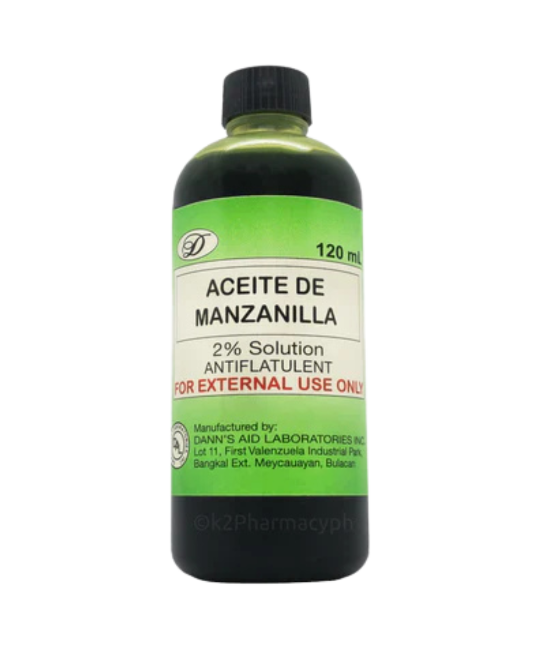 Dann's Aid Aceite de Manzanilla- 1/120ml (12s)