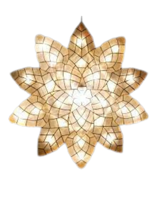 Christmas Lantern - Native Capiz 30" - 1pc (P)