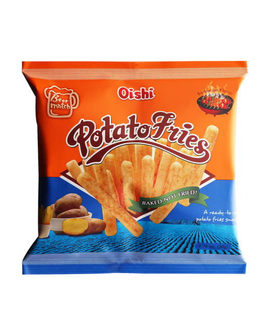 Oishi Potato Fries Barbecue Flavor - 50/50g | 1.76oz
