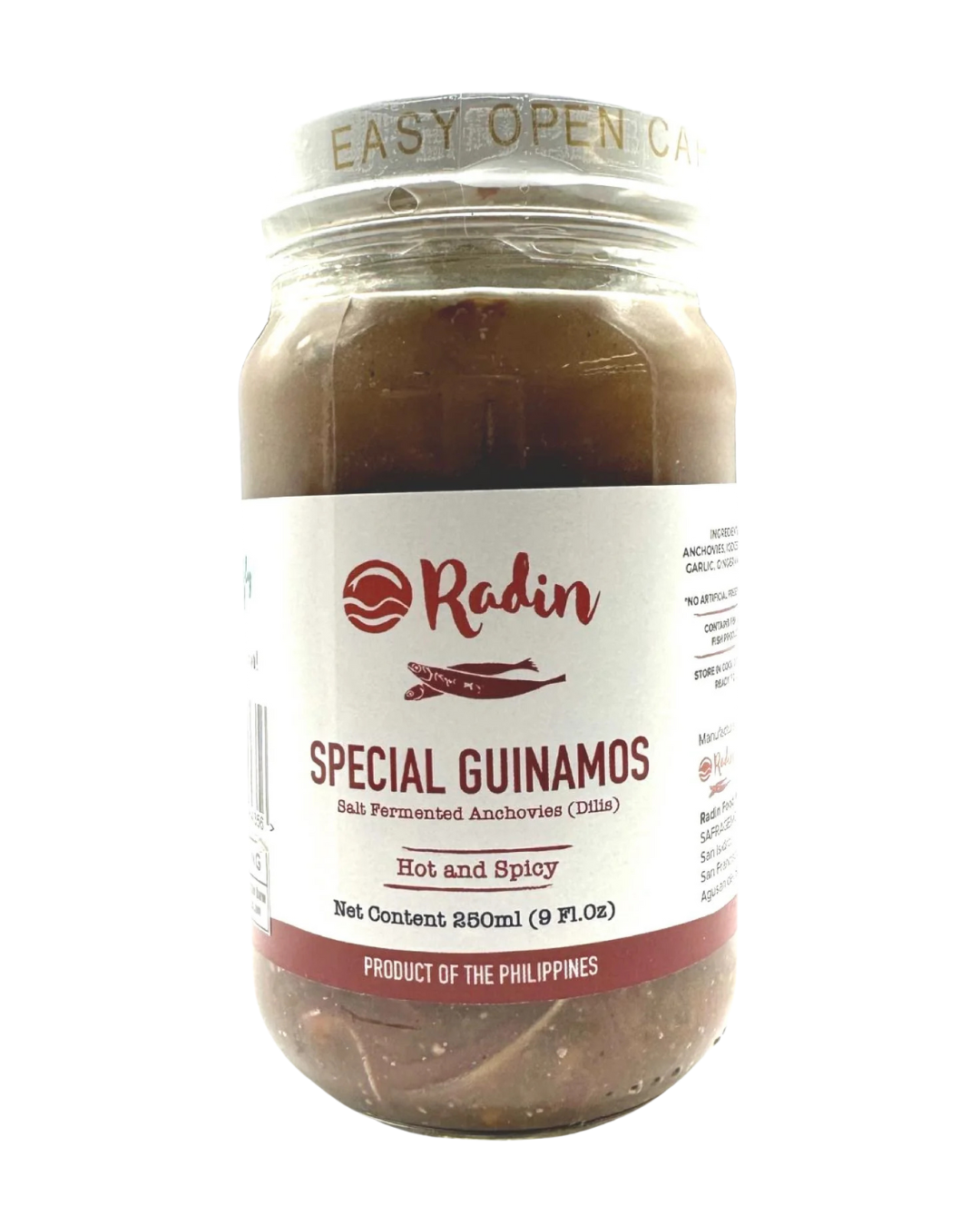 Radin Guinamos Special Hot and Spicy - 24/250ml