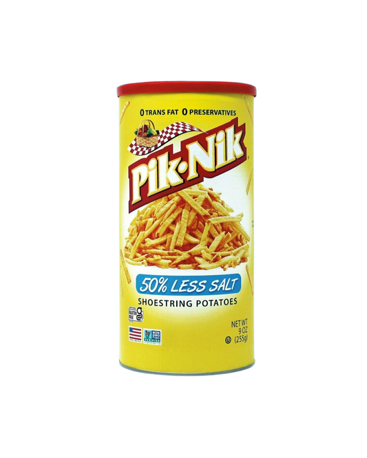 Pik-Nik Shoestring Less Salt (Large)- 12/9oz