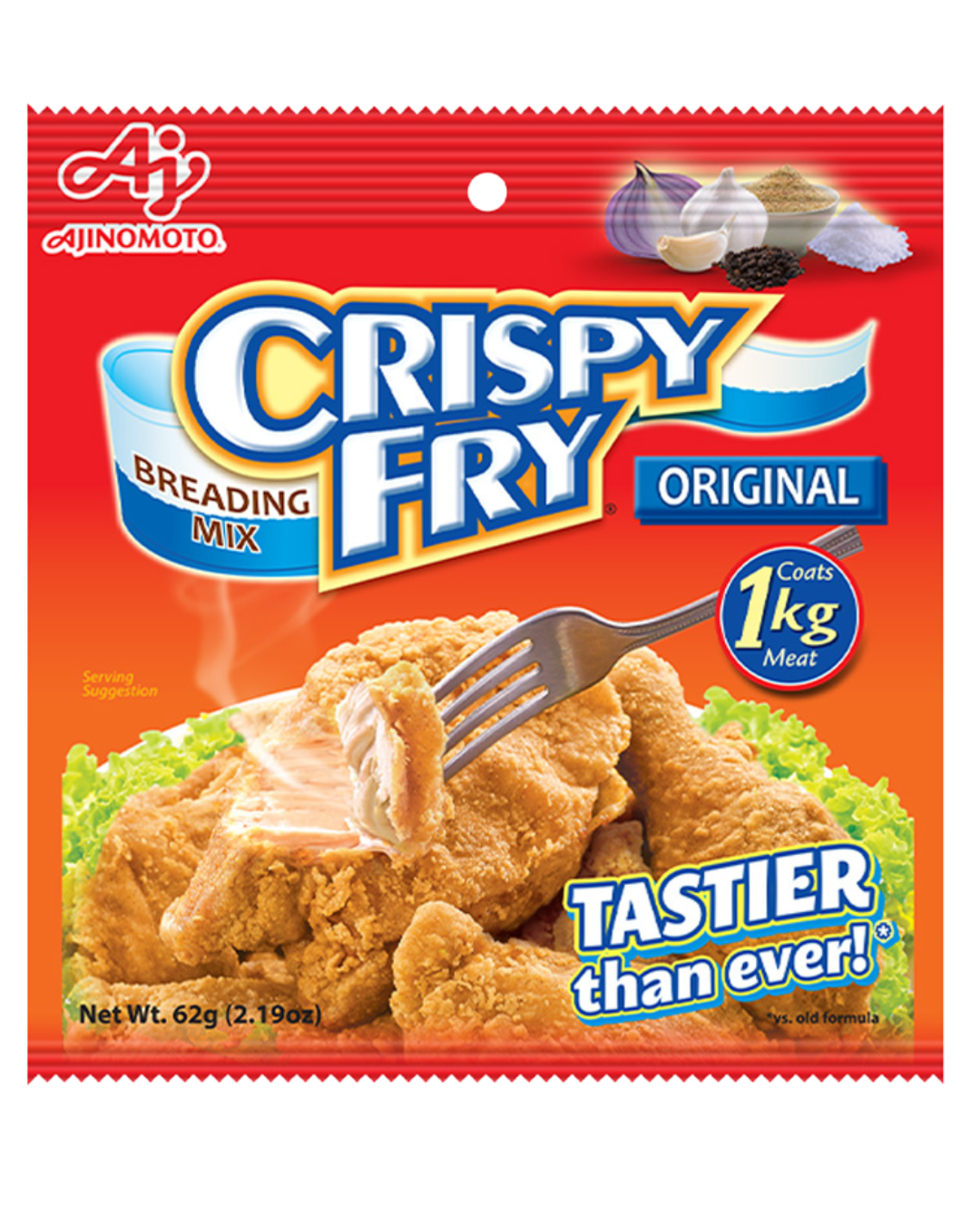 Ajinomoto Crispy Fry Breading Mix Original - 14/13/62g  | 8.4oz