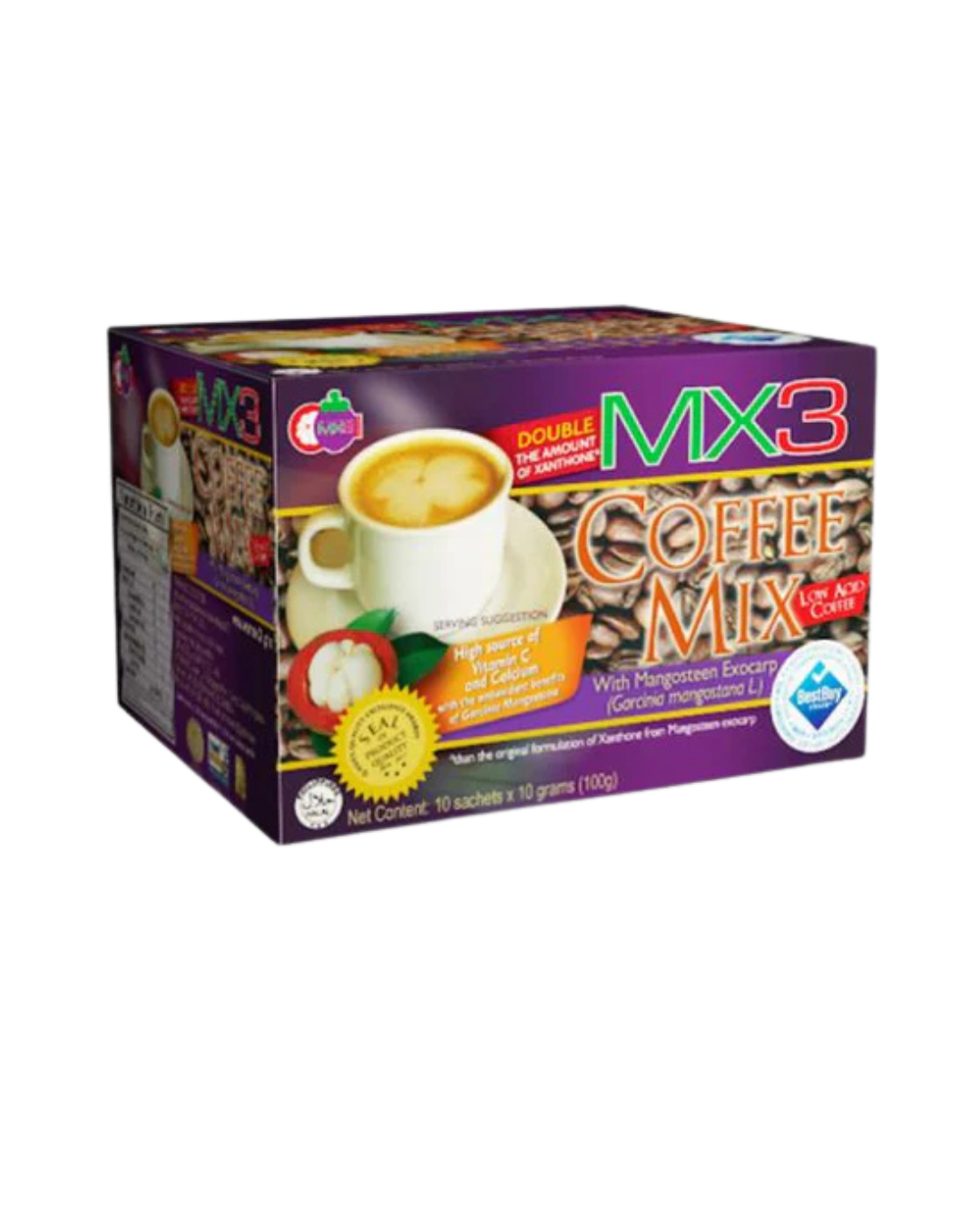 MX3 Coffee with Mangosteen  - 48x10/10g
